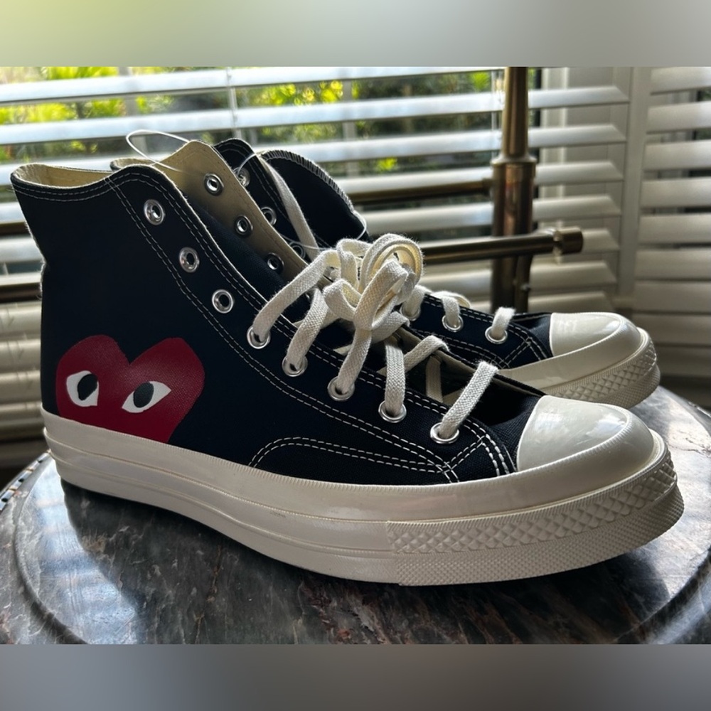 CONVERSE X Comme des Garçons High Top Shoes size 12